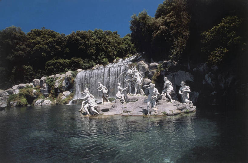 无人,横图,室外,白天,瀑布,喷泉,雕塑,意大利,神话,标志,雕像,符号,岛,文化,标识,树,地标建筑,摄影,南欧,传说,希腊神话,意大利文化,坎帕尼亚,贞洁,性别符号,狄安娜,狩猎女神,卡塞塔,女性美,阿耳忒弥斯,贞洁处女,阿波罗萨,月亮女神,彩图,男性符号,联合国教科文组织