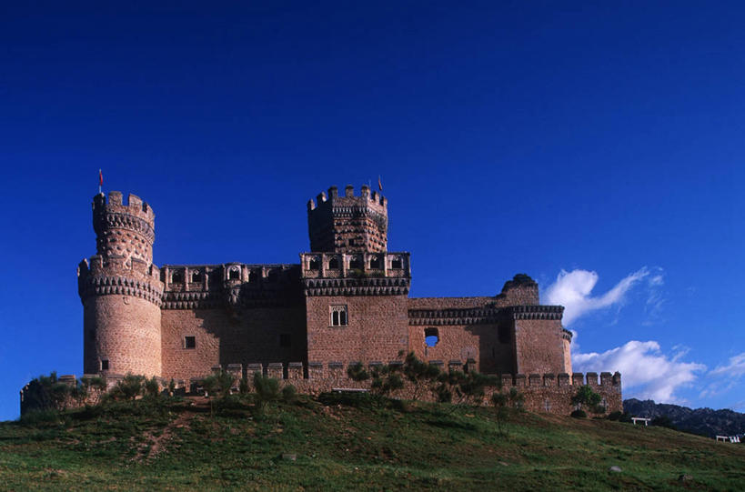 无人,横图,室外,白天,建筑,西班牙,欧洲,城堡,纪念碑,塔,首都,历史,马德里,摄影,保护,南欧,马德里省,伊比利亚半岛,西班牙王国,卡斯蒂利亚,卡斯蒂利亚拉曼查,卡斯蒂利亚拉曼恰,拉曼查,拉曼恰,石块,彩图,时代