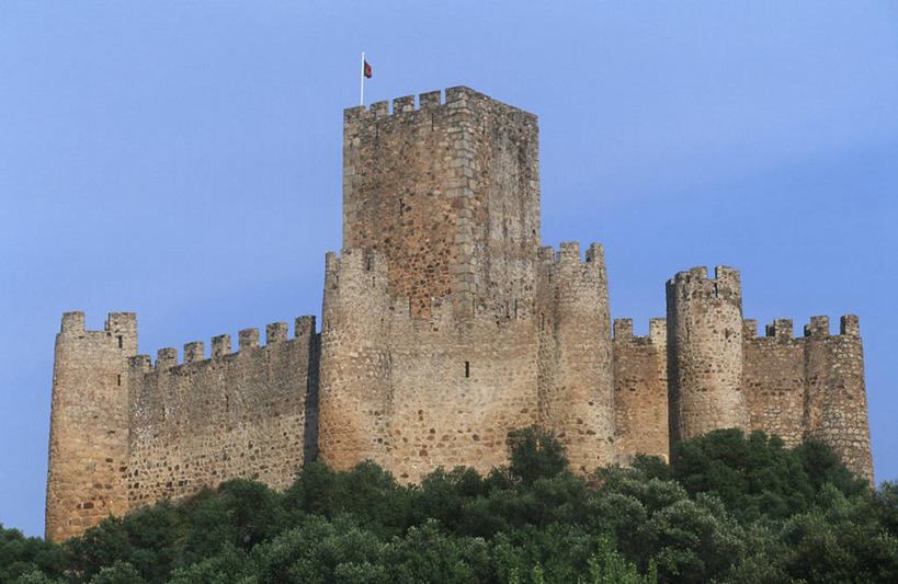 无人,横图,室外,白天,山,建筑,葡萄牙,城堡,纪念碑,围墙,塔,宏伟,历史,摄影,要塞,侍从,伊比利亚半岛,石块,彩图