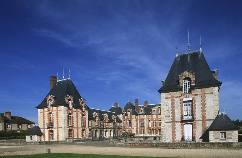 无人,横图,室外,白天,建筑,法国,对称,城堡,历史,摄影,中欧,法兰西岛大区,彩图