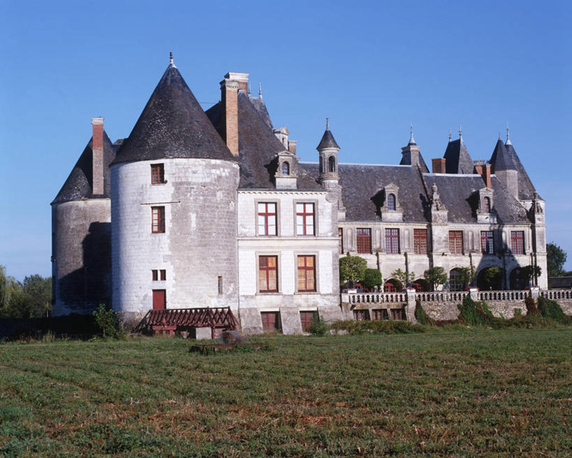 无人,横图,室外,白天,建筑,法国,欧洲,历史,草,天空,摄影,园林,西欧,法兰西,中欧,万里无云,法兰西共和国,法兰西第五共和国,安德尔.卢瓦尔省,中央大区,彩图,旅行