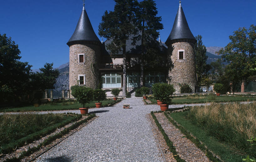 无人,横图,室外,白天,山脉,建筑,法国,历史,摄影,园林,普罗旺斯,中欧,阿尔卑斯山脉,上阿尔卑斯省,彩图,旅行