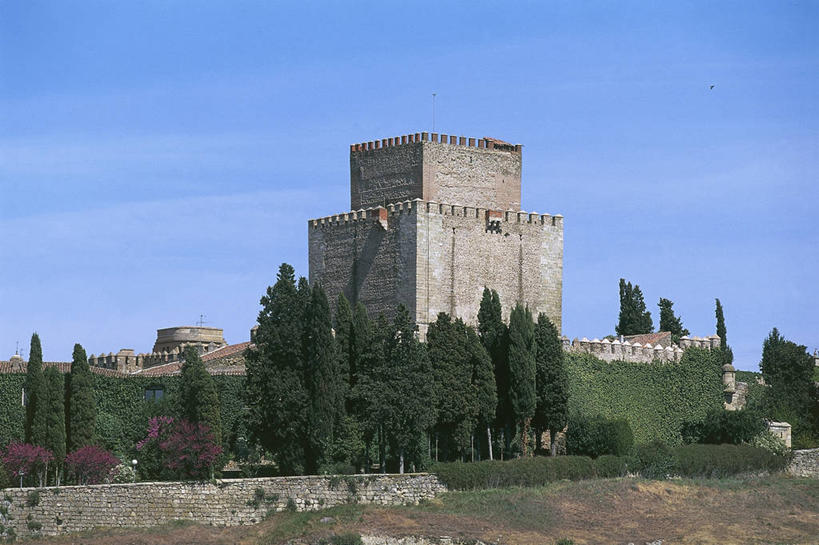 无人,横图,室外,白天,建筑,西班牙,欧洲,城堡,历史,摄影,要塞,南欧,哥特式风格,伊比利亚半岛,西班牙王国,卡斯蒂利亚,莱昂,卡斯蒂利亚.莱昂,莱昂省,彩图,旅行