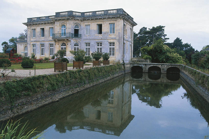 无人,横图,室外,白天,建筑,法国,反射,城堡,历史,摄影,中欧,护城河,卢瓦尔河谷,自然地理,彩图,旅行