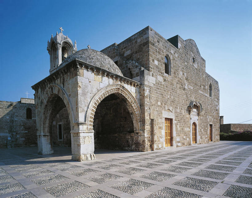 无人,教堂,横图,建筑,黎巴嫩,亚洲,联合国,摄影,中东,自然地理,彩图,联合国教科文组织