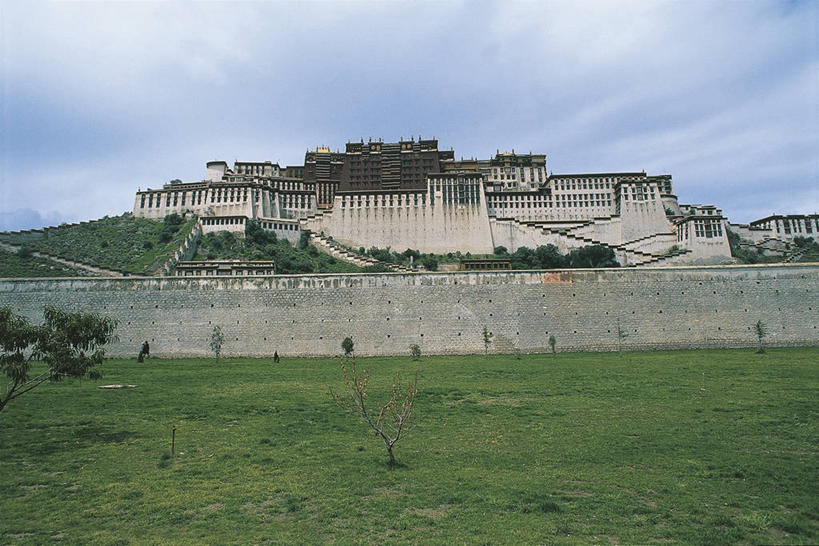 无人,横图,室外,建筑,布达拉宫,中国,亚洲,联合国,首都,拉萨,摄影,宗教,佛教,园林,中国文化,将军,西藏自治区,自然地理,彩图,联合国教科文组织