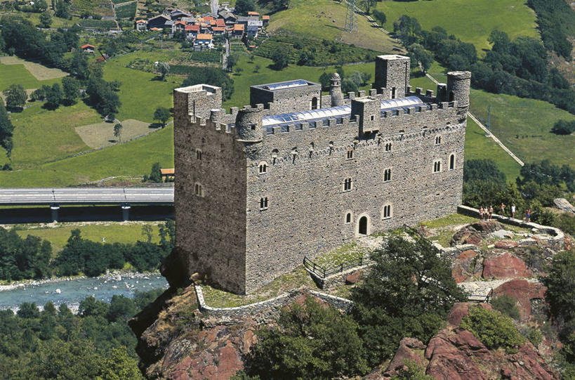 无人,横图,俯视,航拍,室外,白天,建筑,意大利,城堡,历史,摄影,鸟瞰,意大利文化,彩图,高角度拍摄