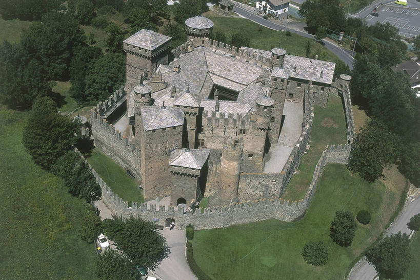 无人,横图,俯视,航拍,室外,白天,建筑,意大利,城堡,历史,摄影,鸟瞰,意大利文化,彩图,高角度拍摄