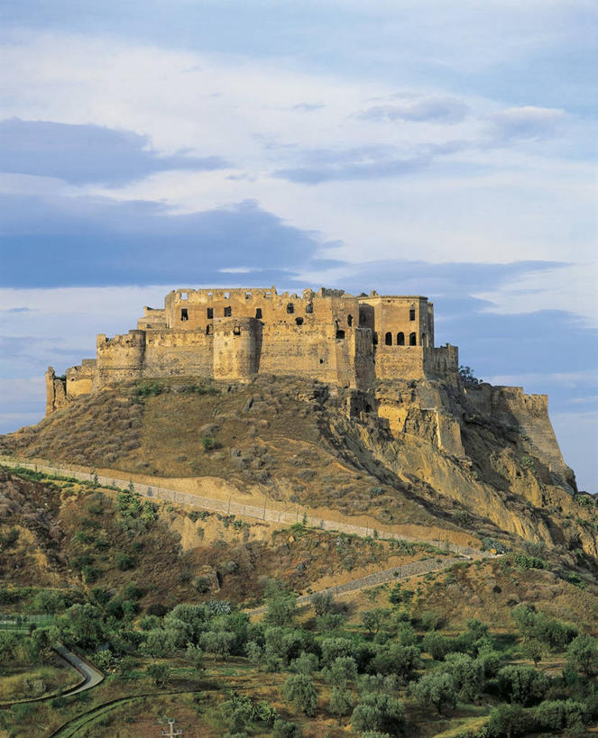 无人,竖图,室外,白天,山,建筑,意大利,城堡,历史,摄影,意大利文化,卡拉布里亚,彩图