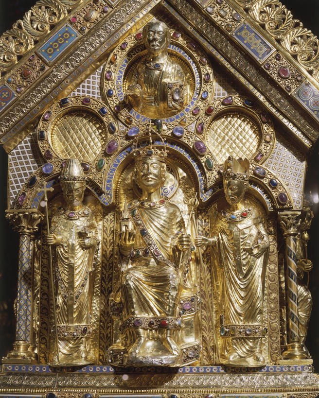 无人,竖图,室内,德国,文艺复兴,历史,一个,摄影,单个,部分,神殿,德国文化,教皇,美术工艺,亚琛,彩图,联合国教科文组织