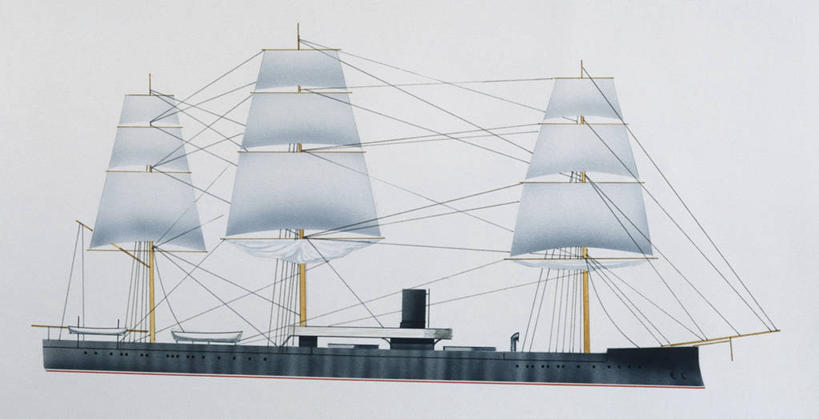 无人,横图,全景,室外,白天,时尚,船,德国,蓝色背景,军事,历史,蓝色,t台,帆,摄影,军舰,海军,战舰,中欧,军用战舰,战船,帆樯,桅竿,时装表演,时装秀,t型台,走秀,彩图,帆柱,传动装置