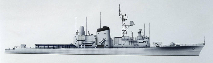 无人,横图,全景,室外,白天,侧面,时尚,船,日本,蓝色背景,军事,历史,一个,蓝色,t台,运输,摄影,军舰,单个,海军,战舰,东亚,驱逐舰,军用战舰,战船,时装表演,时装秀,t型台,走秀,彩图,大日本帝国海军