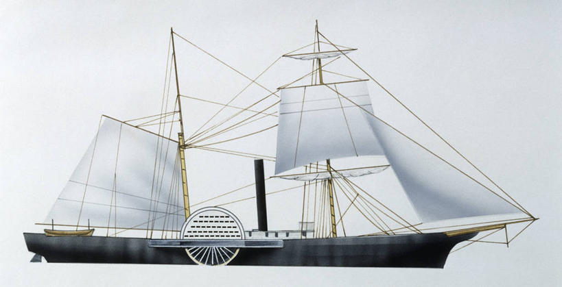 无人,横图,室外,白天,侧面,时尚,轮船,船,客轮,美国,蓝色背景,军事,历史,一个,蓝色,交通工具,t台,帆,运输,摄影,军舰,单个,客船,载具,海军,战舰,军用战舰,战船,时装表演,时装秀,t型台,走秀,彩图,蒸汽轮船,美国海军,美国军事,明轮船