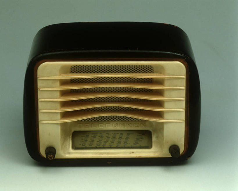 无人,横图,室内,技术,德国,灰色背景,古典,历史,一个,灰色,收音机,摄影,单个,古董,中欧,彩图,影棚拍摄