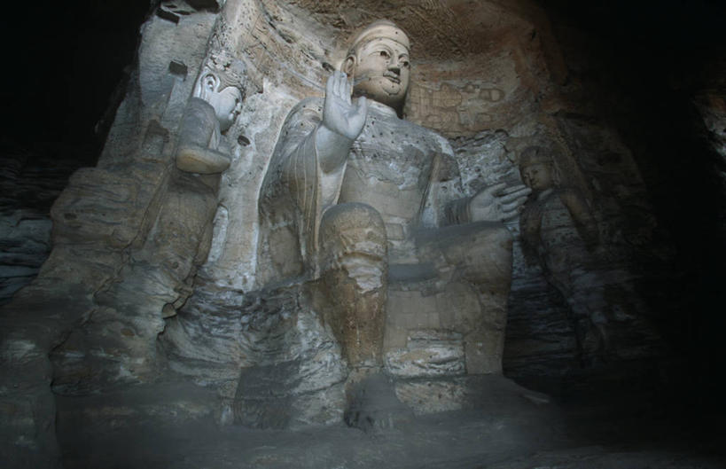 无人,横图,室内,白天,雕塑,大同,雕像,历史,佛,摄影,宗教,洞穴,佛教,宗教建筑,中国文化,沉积岩,云冈石窟,晋中,古代文明,古代史,灵性,沙岩,彩图,旅行,洞室