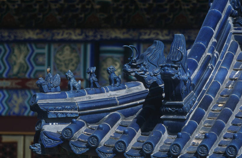 无人,天坛,横图,室外,特写,白天,建筑,北京,屋顶,首都,历史,蓝色,地标建筑,摄影,宗教,部分,复杂,中国文化,北京市,灵性,彩图,旅行
