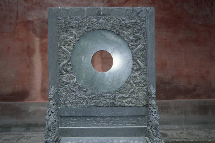 无人,故宫,横图,室外,特写,白天,北京,圆形,乐器,首都,古典,历史,地标建筑,摄影,古董,玉器,中国文化,北京市,铜锣,彩图