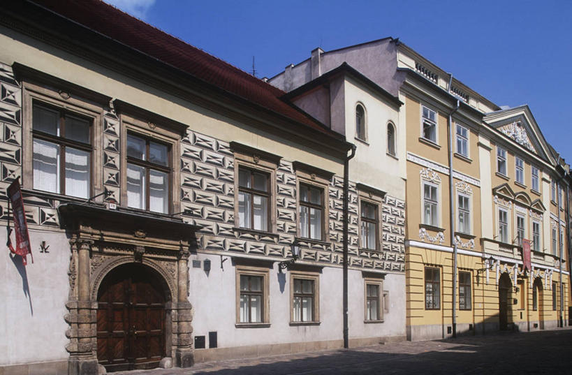 无人,横图,室外,白天,建筑,街道,波兰,房屋,古城,历史,天空,地标建筑,摄影,宁静,万里无云,克拉科夫,小波兰省,彩图,旅行