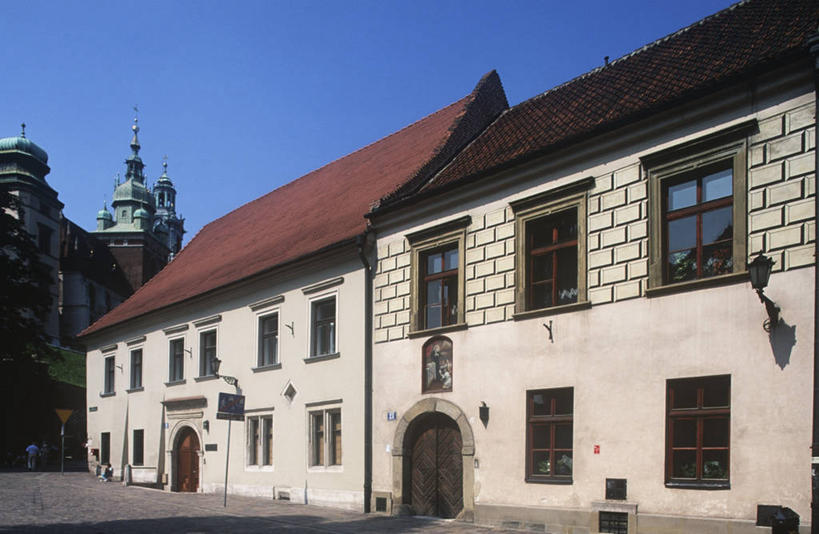 无人,横图,室外,白天,建筑,街道,波兰,城堡,房屋,古城,历史,天空,地标建筑,摄影,宁静,万里无云,克拉科夫,小波兰省,彩图,旅行