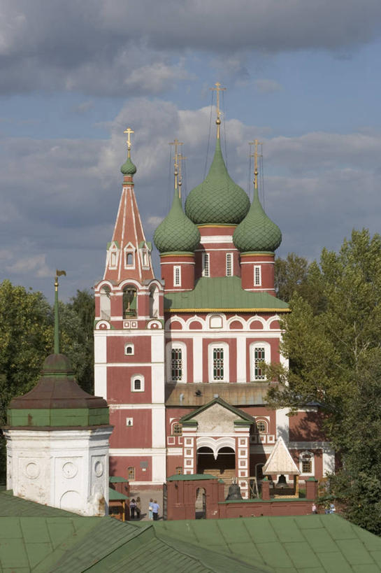 无人,教堂,竖图,俯视,室外,白天,建筑,俄罗斯,屋顶,尖顶,树,地标建筑,摄影,宗教,基督教,圆顶建筑,东正教,彩图,高角度拍摄,旅行,俄罗斯文化