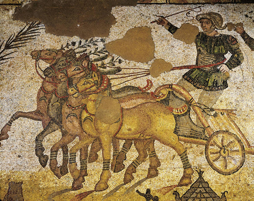 无人,健身房,马戏团,横图,室内,特写,竞争,马,意大利,花纹,装饰,标志,符号,图案,标识,古罗马,地标建筑,摄影,考古学,西西里,古典风格,意大利文化,战车,性别符号,古代文明,古代史,美术工艺,恩纳省,彩图,男性符号