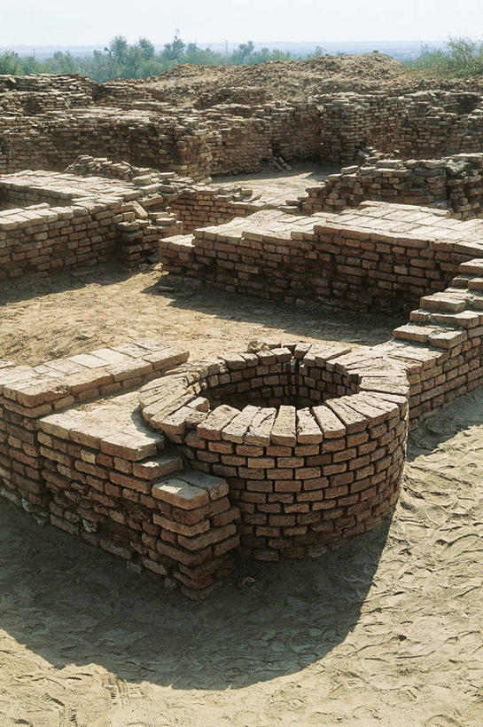 无人,竖图,室外,白天,巴基斯坦,墙,历史,砖墙,废墟,地标建筑,摄影,考古学,古代文明,印度次大陆,彩图,过去