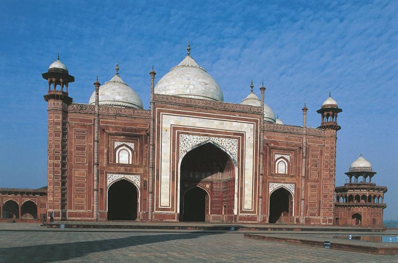 无人,横图,室外,白天,建筑,印度,历史,地标建筑,摄影,伊斯兰教,宗教建筑,清真寺,阿格拉,北方邦,印度次大陆,彩图,旅行