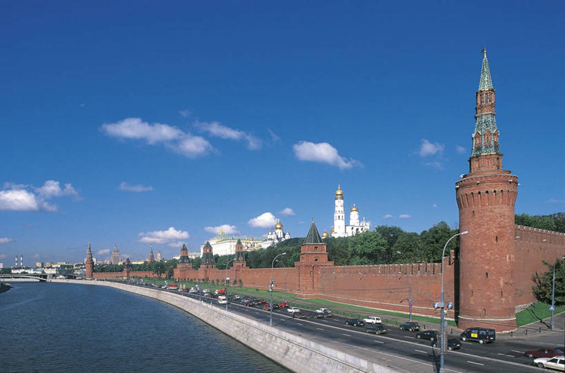 无人,横图,室外,白天,河流,城市,建筑,街道,俄罗斯,古城,围墙,首都,历史,城墙,地标建筑,摄影,要塞,莫斯科,克里姆林宫,彩图,旅行,俄罗斯文化,莫斯科河