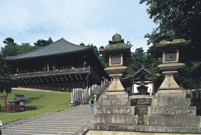 横图,室外,白天,建筑,奈良县,日本,亚洲,日本文化,历史,地标建筑,摄影,宗教建筑,东亚,本州,本州岛,日本国,近畿地方,近畿,古代史,彩图,旅行