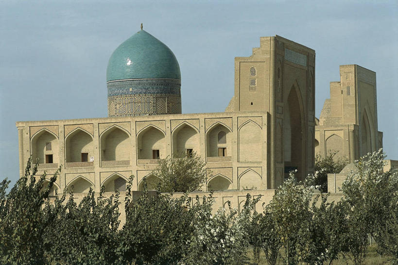 无人,横图,室外,白天,建筑,乌兹别克斯坦,地标建筑,摄影,伊斯兰教,中亚,宗教建筑,清真寺,布哈拉,彩图,旅行