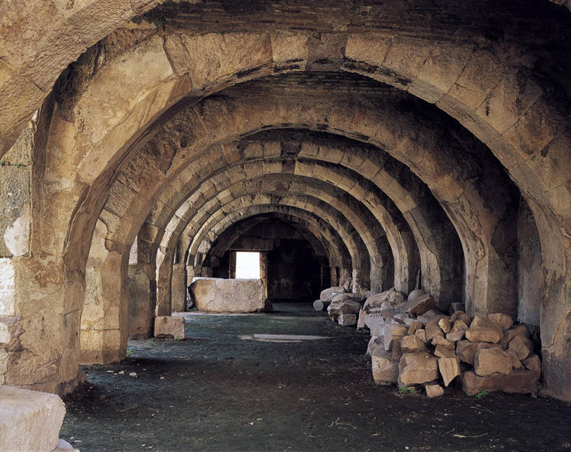 无人,横图,室内,白天,建筑,欧洲,拱门,历史,石墙,废墟,摄影,伊兹密尔,古代文明,古代史,彩图,过去