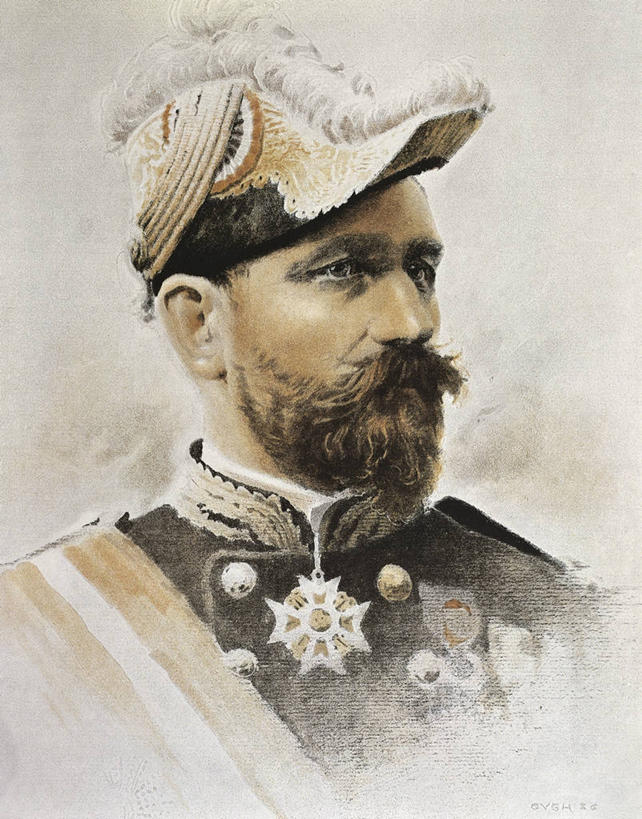 成年人,脸,头,脸颊,胡须,一个人,竖图,白色背景,正面,法国,仅一个男性,军事,历史,肩膀,摄影,权威,奖牌,肖像,军服,将军,法国文化,绶带,头部,胡子,络腮胡,小胡子,脸部,脸蛋,面部,彩图