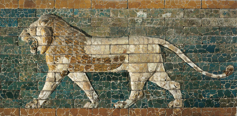 无人,横图,全景,狮子,粘稠,砖,调料,糖,调味品,调味料,古代,一个,张嘴,摄影,单个,糖浆,张大嘴巴,黏稠,浓厚,巴比伦,古代文明,张开嘴,彩图,减轻