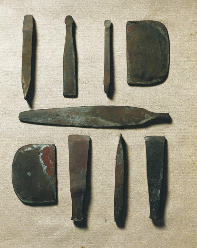 无人,竖图,俯视,特写,灰色背景,工具,古代,灰色,摄影,青铜,古埃及文明,古代文明,彩图,高角度拍摄,影棚拍摄