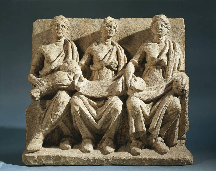 无人,坐,横图,雕塑,灰色背景,神话,古罗马,古代,灰色,摄影,古典风格,美术工艺,彩图,影棚拍摄