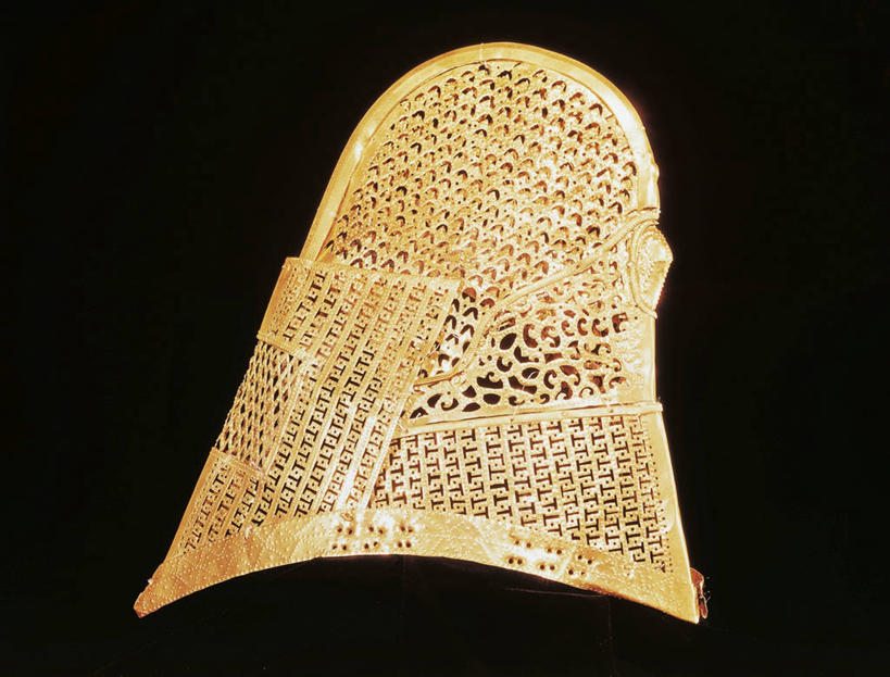 无人,横图,黑色背景,古代,摄影,复杂,古代文明,式样,美术工艺,王冠,彩图,影棚拍摄