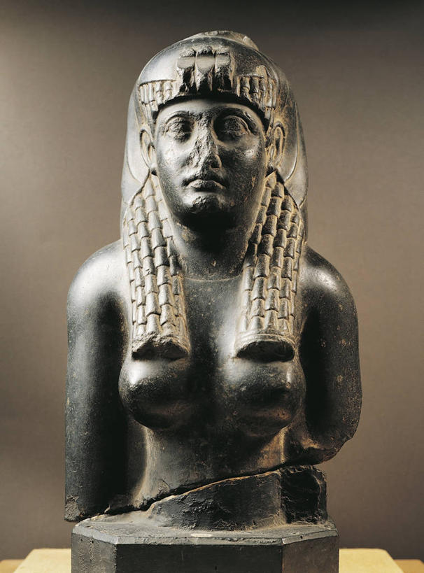 无人,竖图,室内,雕塑,黑色背景,裸露,古代,摄影,裸,皇室,古埃及文明,古代文明,美术工艺,发型,彩图