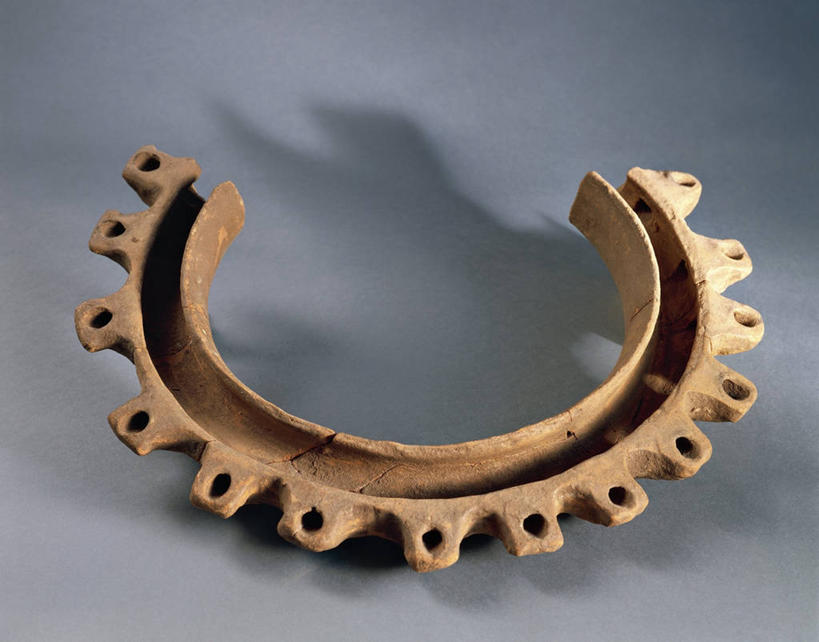 无人,横图,灰色背景,陶瓷制品,历史,古代,一个,灰色,摄影,单个,油灯,手艺,古希腊,古代文明,美术工艺,彩图,影棚拍摄,过去