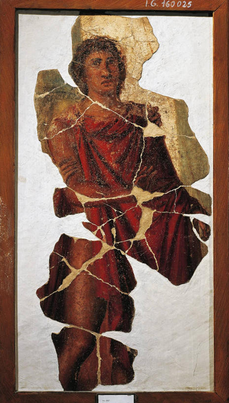 成年人,一个人,竖图,室内,白天,相框,仅一个男性,神话,长袍,历史,古代,摄影,希腊神话,古代文明,特修斯,彩图