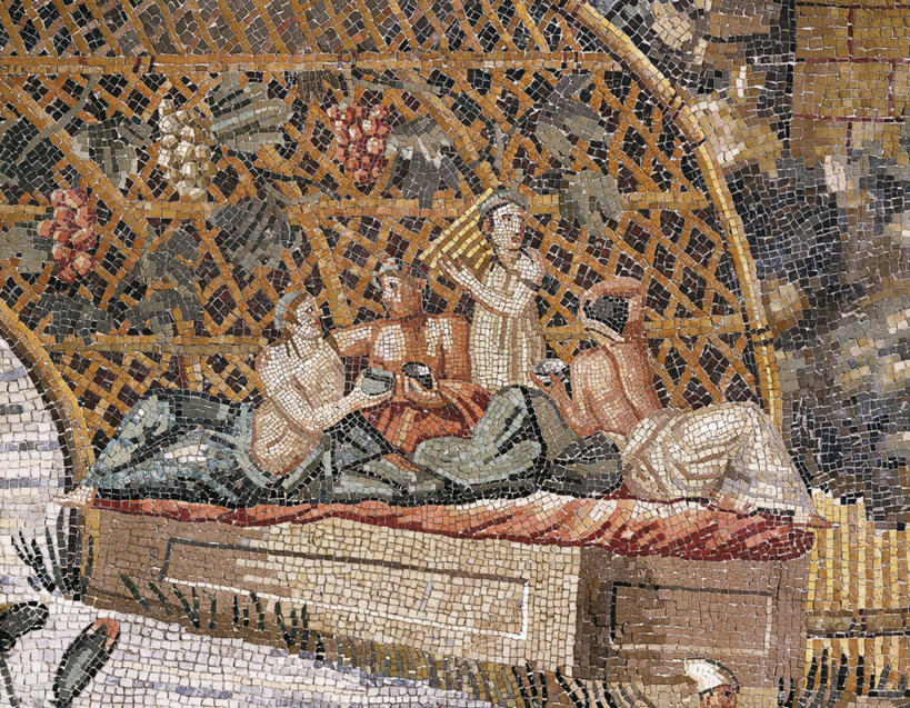 无人,吃,横图,室外,白天,聚会,花纹,标志,符号,图案,聚餐,食品,历史,标识,饮食,古罗马,古代,放松,性别符号,古代文明,美术工艺,休闲活动,彩图,男性符号,过去