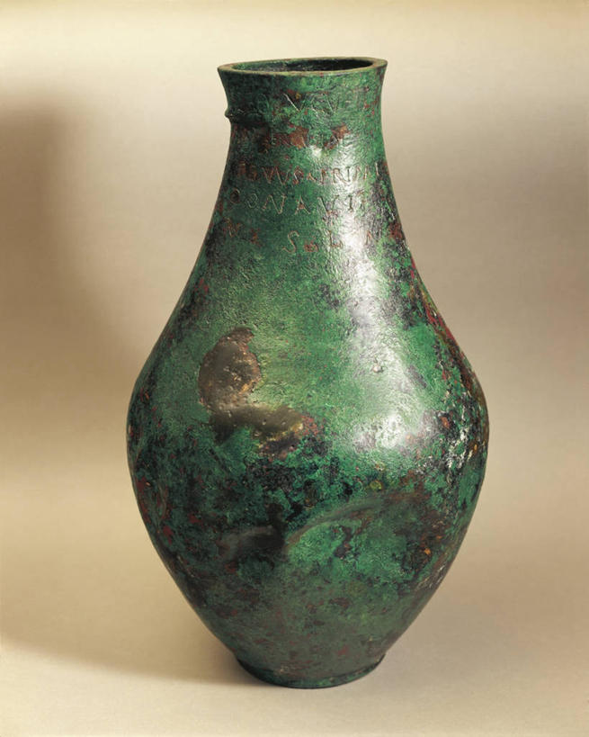 无人,竖图,室内,白天,花瓶,历史,古代,一个,摄影,单个,青铜,古代文明,拉丁文,美术工艺,彩图