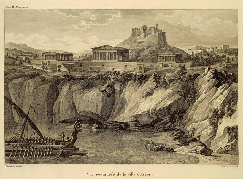 横图,插画,室外,白天,数码,科技,海洋,建筑,船,欧洲,阴影,网络,悬崖,高光,几何,计算机图形,合成,图画,废墟,画,天空,电脑合成图,数码合成图,合成图,漫画,写实,具体,具象,古代文明,阿索斯,彩图