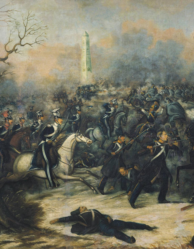 竖图,室外,白天,绘画,波兰,士兵,艺术,冲突,首都,古典,历史,文化,工艺品,品味,烟,战争,美术,高雅,进攻,群众,美学,革命,华沙,叛逆,美术工艺,彩图