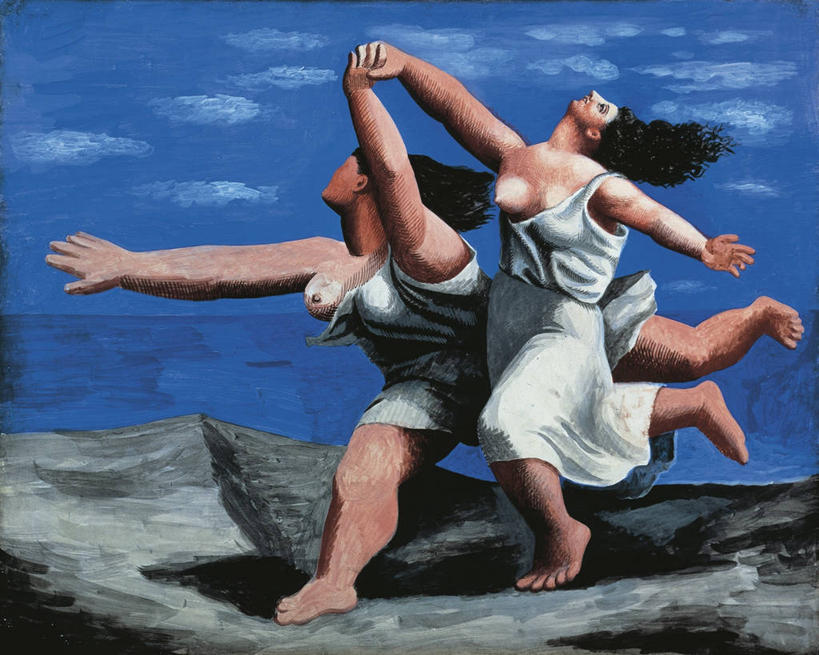 成年人,乳房,头发,一个人,两个人,跑,横图,插画,室外,绘画,自由,数码,科技,海洋,仅一个年轻女性,仅一个女性,仅一个人,阴影,睡衣,服装,艺术,网络,沙子,水平线,高光,几何,计算机图形,古典,合成,图画,历史,文化,画,衣服,黑色,天空,工艺品,品味,手势,向上看,赤脚,服饰,美术,电脑合成图,数码合成图,高雅,衣着,合成图,穿着,家居服,漫画,写实,具体,具象,美学,寝衣,衣饰,毕加索,年轻女性,女人,女性,年轻人,长发,海滩,手牵手,彩图,打手势