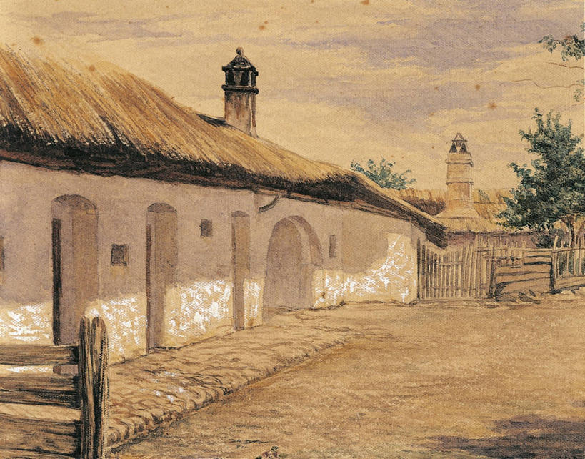 无人,家,横图,插画,室外,白天,数码,科技,美景,别墅,奥地利,阴影,网络,房屋,庭院,屋顶,屋子,草屋,景观,篱笆,公寓,高光,几何,计算机图形,音乐,合成,顶棚,图画,历史,洋房,楼房,住宅,画,树,自然,茅草屋,景色,宁静,电脑合成图,数码合成图,合成图,自然风光,漫画,18世纪,写实,具体,具象,海顿,彩图,房子,茅舍,茅屋,小屋,古典乐