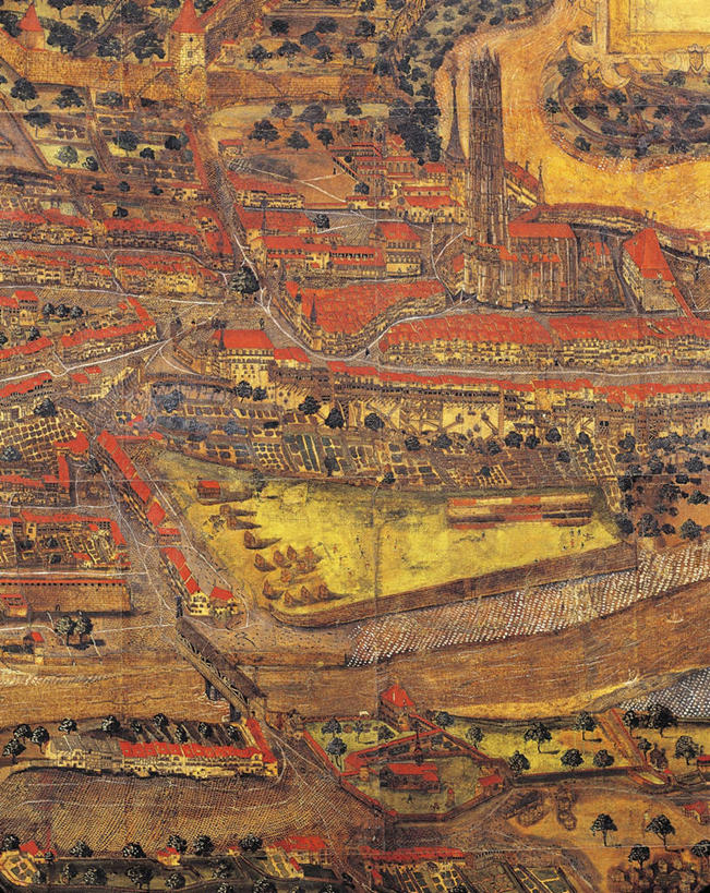 无人,教堂,竖图,室外,白天,度假,绘画,美景,城市风光,城市,建筑,街道,地图,瑞士,艺术,景观,钟楼,古典,历史,文化,娱乐,工艺品,品味,享受,休闲,景色,放松,美术,高雅,德国文化,美学,弗赖堡,美术工艺,彩图,全画面,全框架,全帧,全画幅