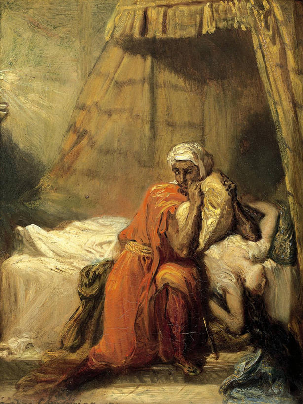 成年人,两个人,演员,竖图,插画,室内,白天,绘画,数码,科技,剧院,表演,阴影,艺术,网络,高光,几何,计算机图形,古典,合成,图画,文化,画,扮演,工艺品,品味,美术,电脑合成图,数码合成图,演出,高雅,合成图,文学,漫画,写实,具体,具象,美学,嫉妒,诗人,异性恋,莎士比亚,威廉.莎士比亚,剧作家,奥赛罗,男人,女人,彩图,伴侣