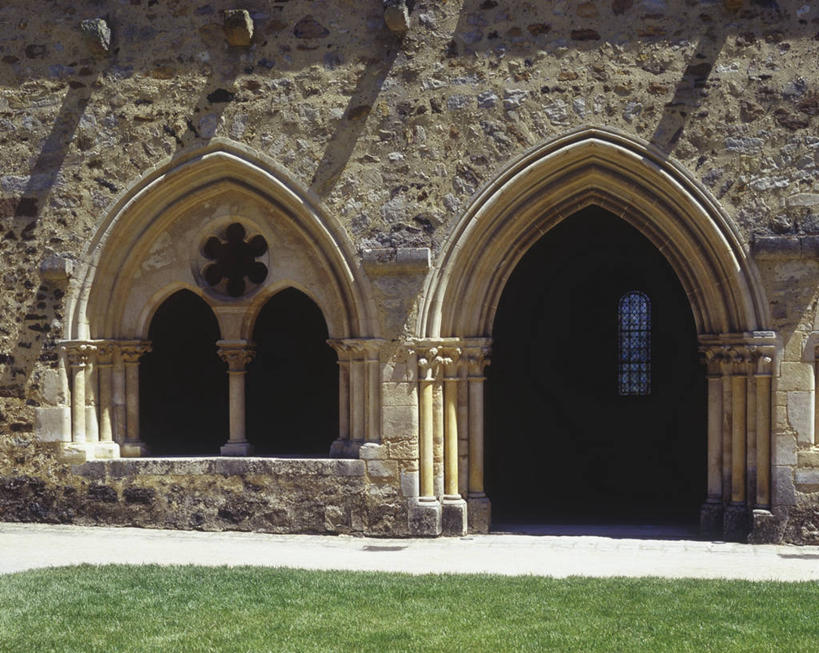 无人,横图,室外,白天,窗户,门,建筑,法国,欧洲,墙,拱门,摄影,西欧,法兰西,法国文化,哥特式风格,法兰西共和国,法兰西第五共和国,卢瓦尔河,罗亚尔河,修院,西多会修道院,彩图