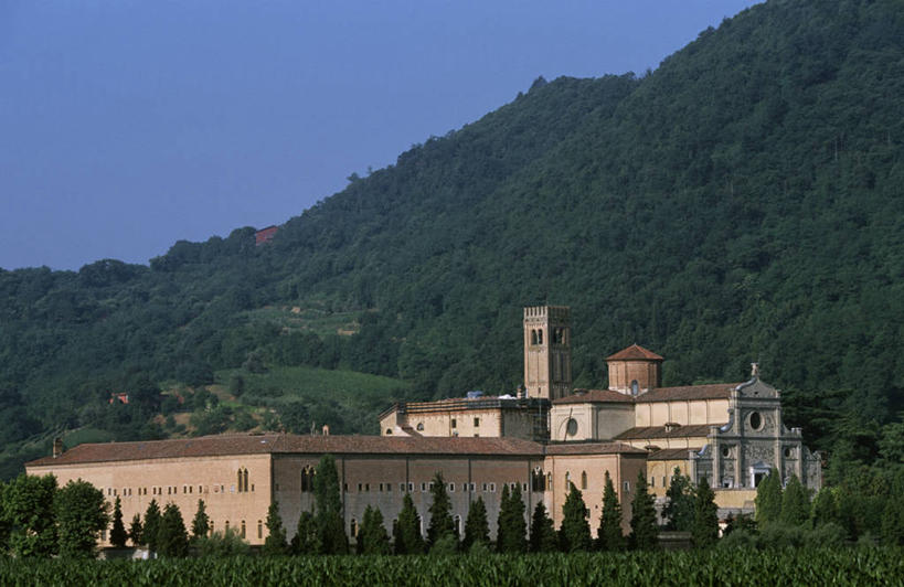 无人,横图,室外,白天,山,建筑,意大利,摄影,基督教,威尼托大区,帕多瓦,修院,彩图