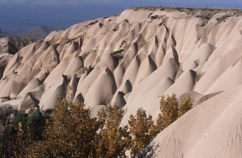 无人,横图,俯视,室外,白天,旅游,度假,美景,山,欧洲,地形,景观,娱乐,风景,自然,享受,休闲,景色,放松,摄影,宁静,岩层,自然风光,野地,乌奇夏,地质学,卡帕多奇亚,自然地理,岩石,彩图,高角度拍摄,火山学